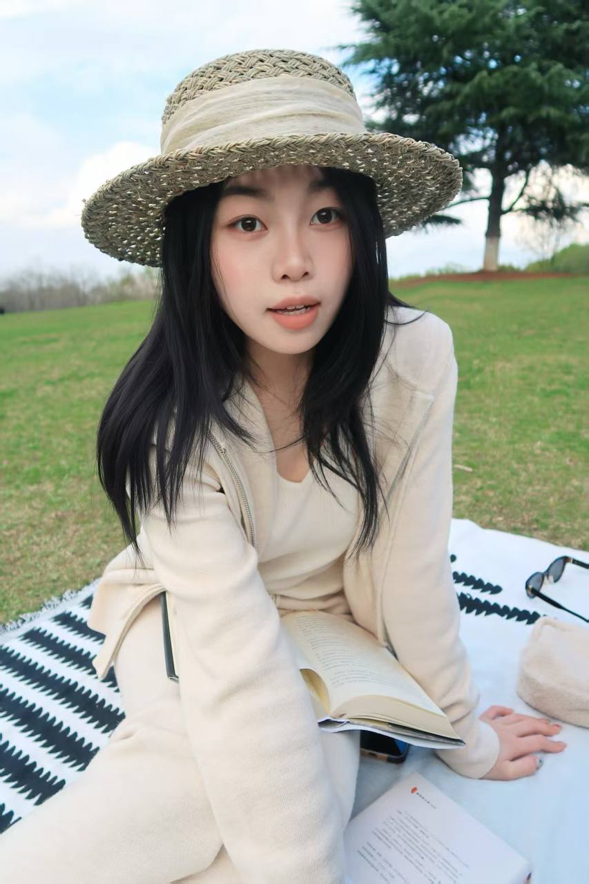 把野餐毯叠好之后