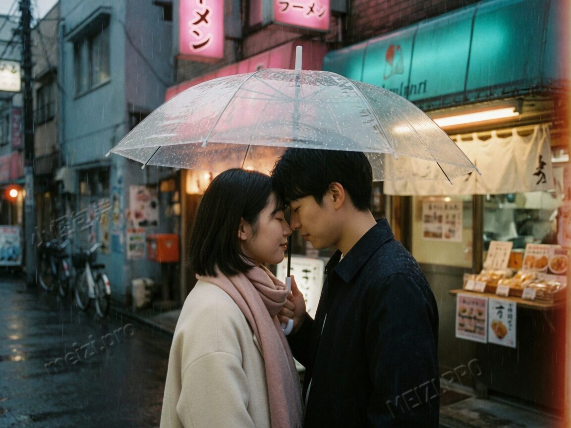 雨巷额头相抵