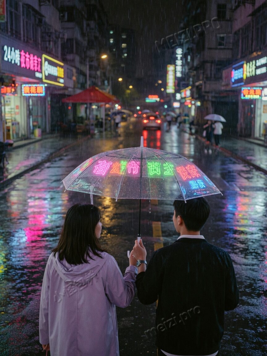 咖啡馆额头相抵