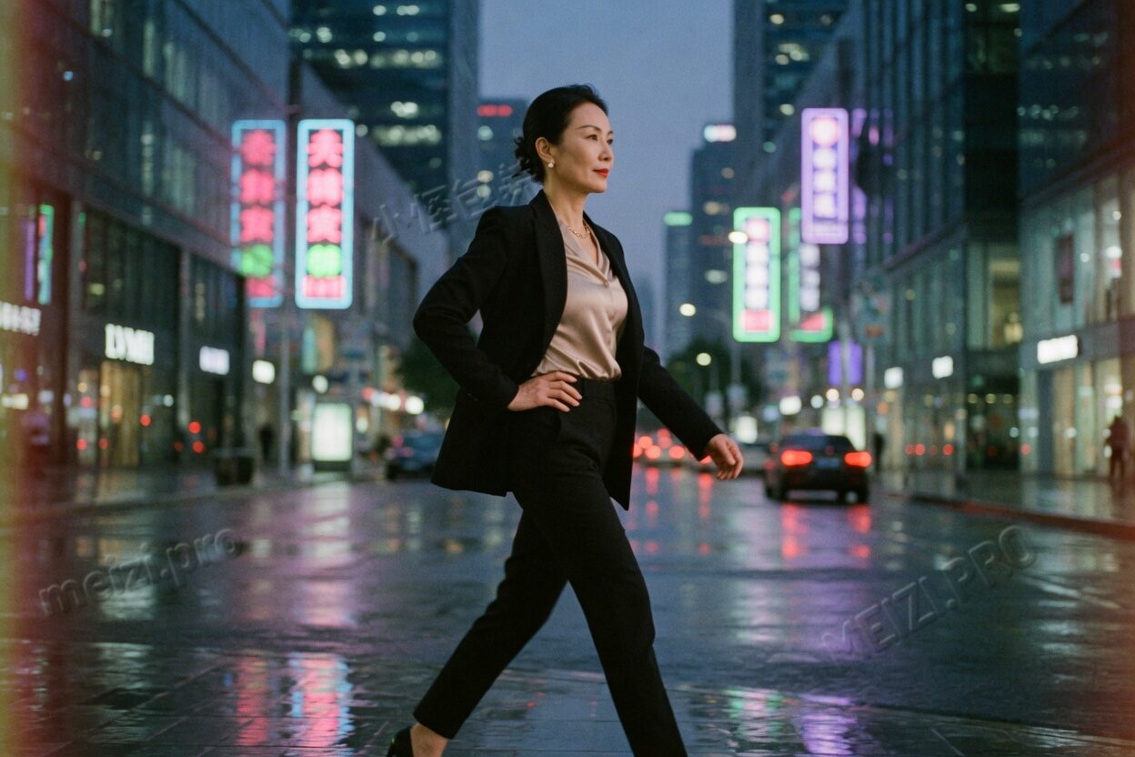 CBD 夜景职场侧影:御姐型更看边界与日程