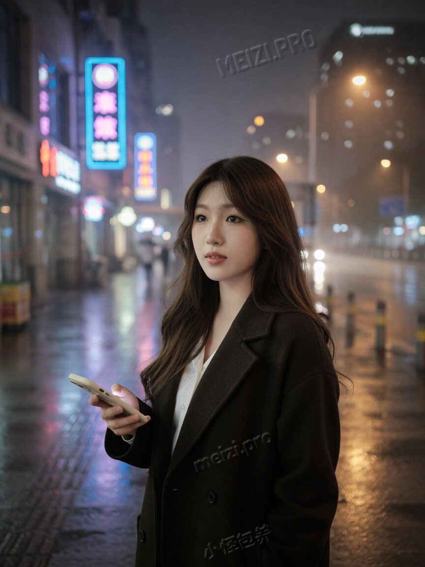夜归地铁口