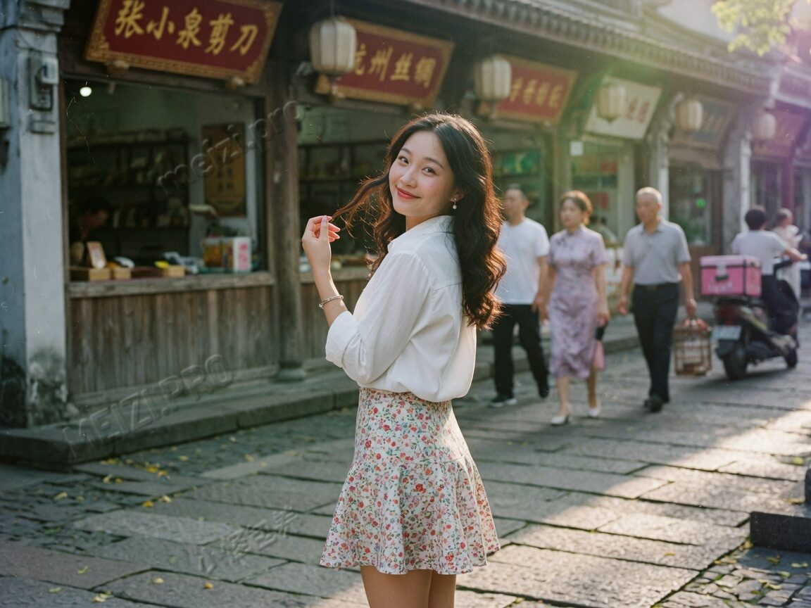 杭州街景回眸·甜美感写真
