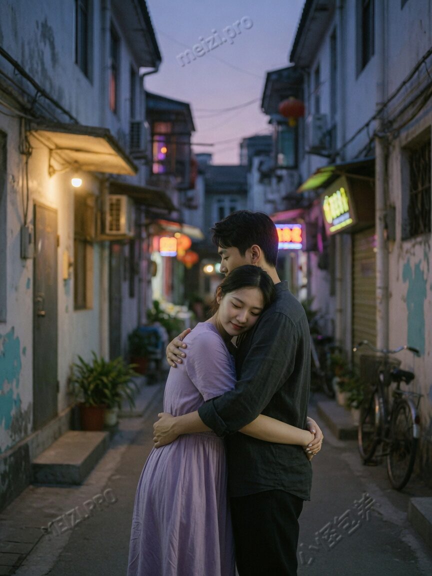 背后抱的私密感
