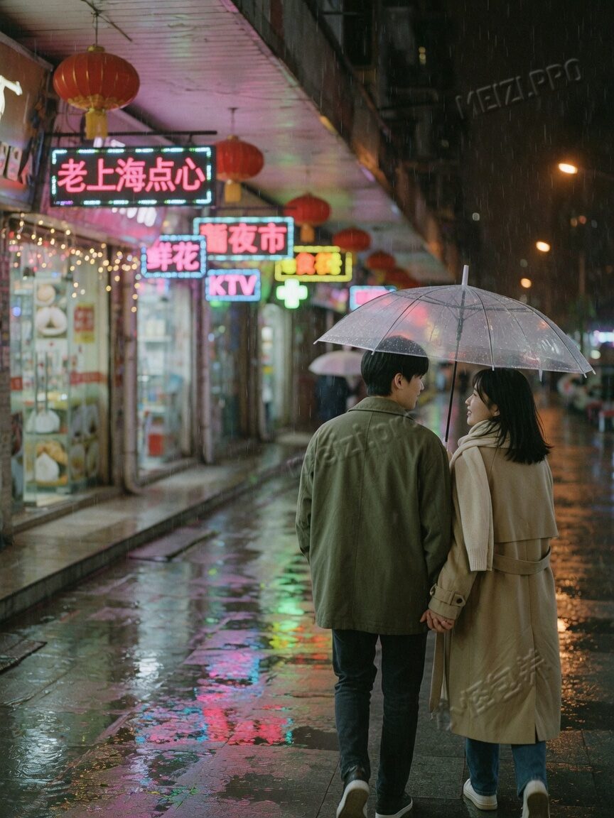 天台背后抱