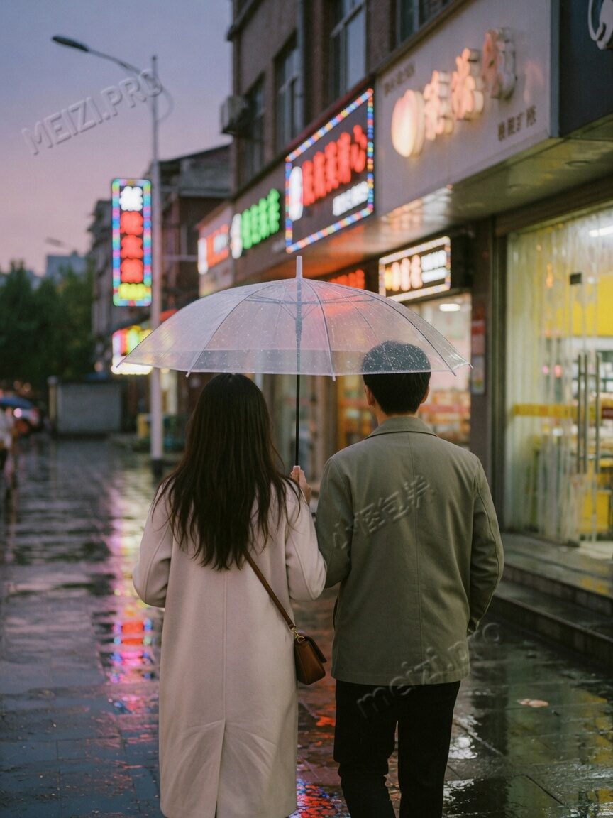雨街牵手