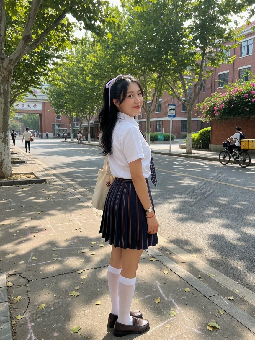 学生气与JK感的校园街头氛围参考