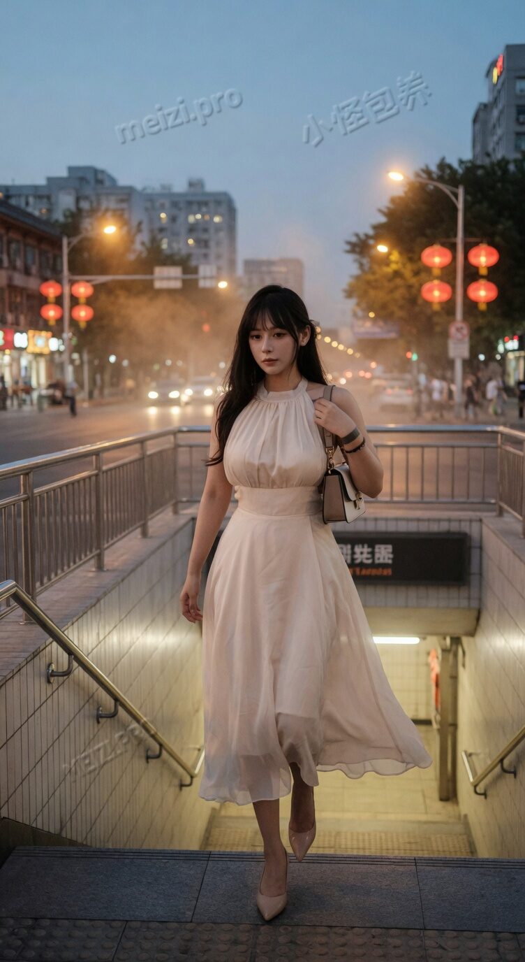 出站口的热风里