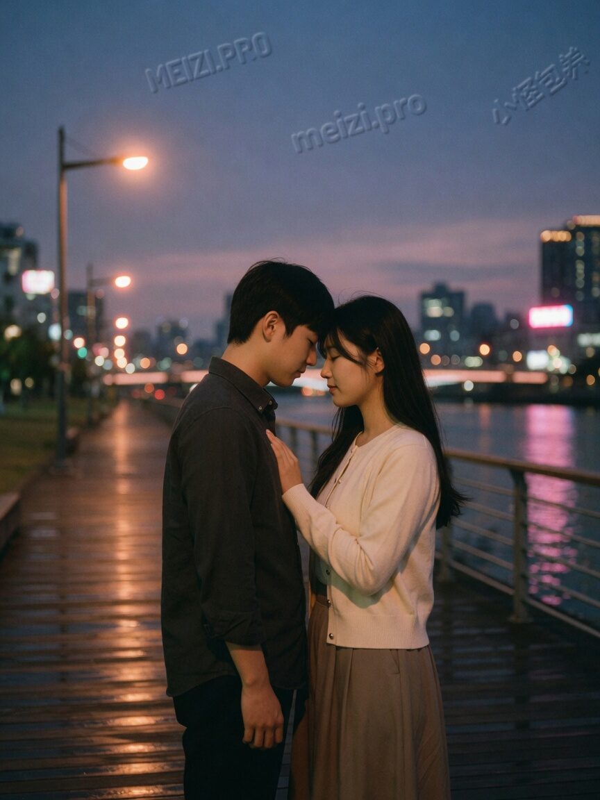 商场回眸的甜美气质写真