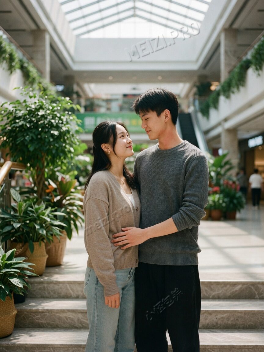街边回眸的日常感,像随手记下的人