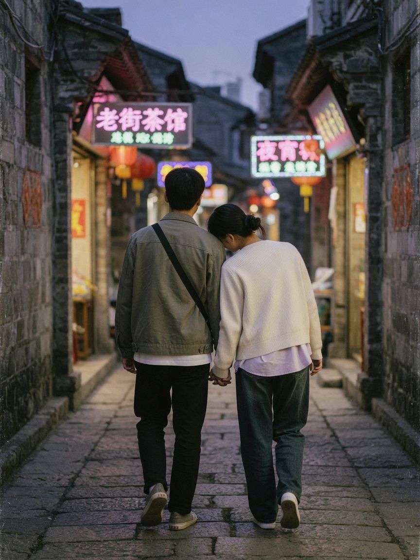 额头相抵