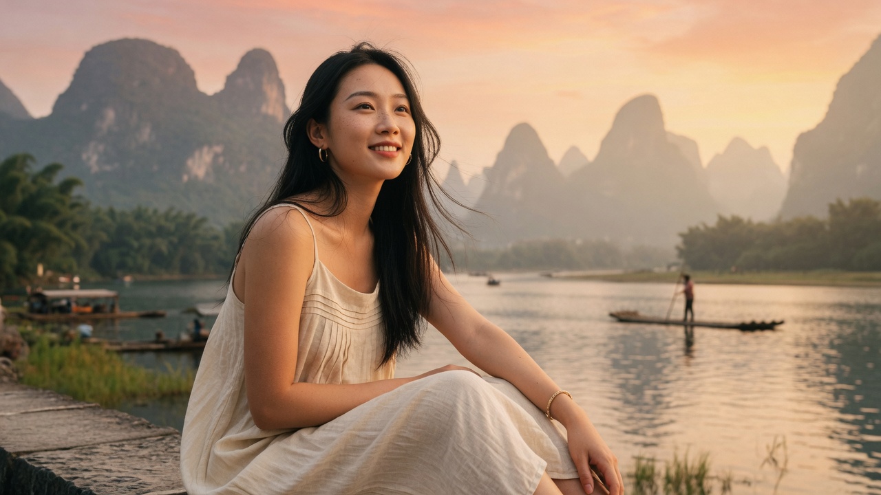 桂林不喧哗：漓江暮色里，先把「温柔与可预期」聊明白