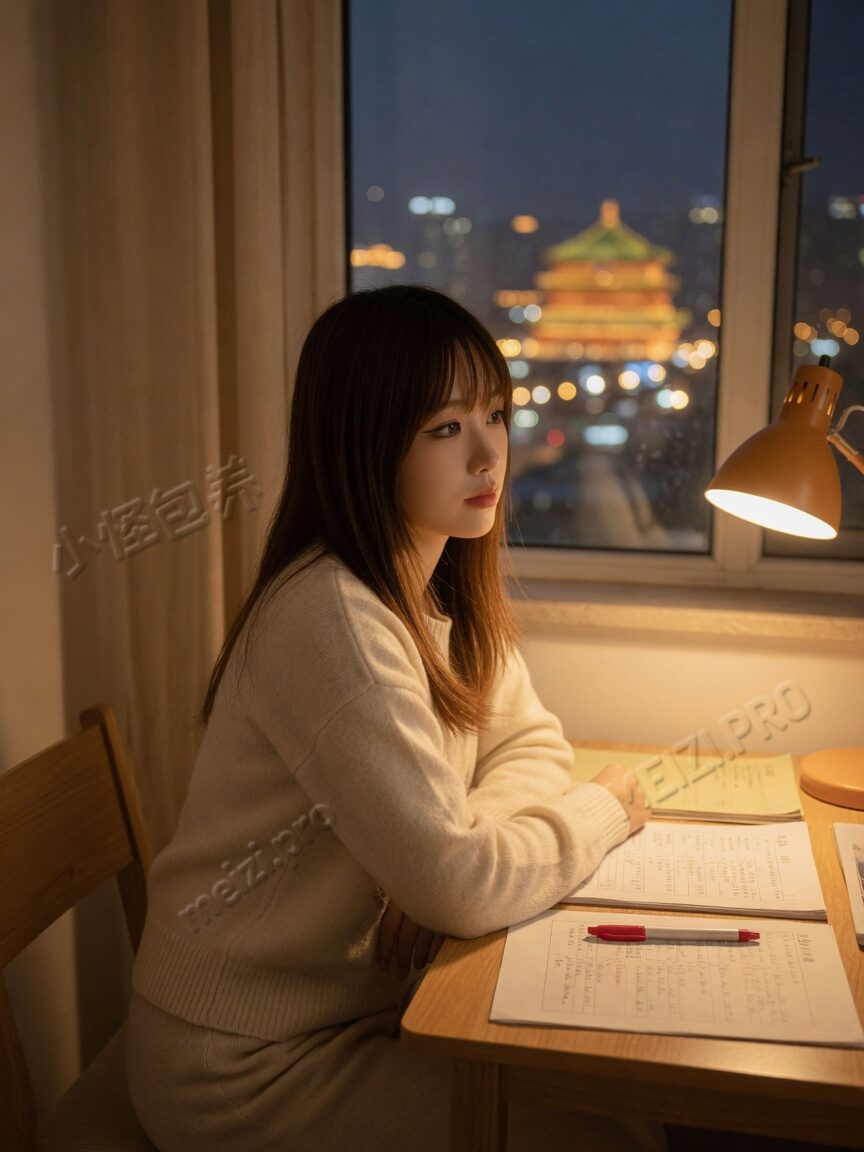 公寓夜里