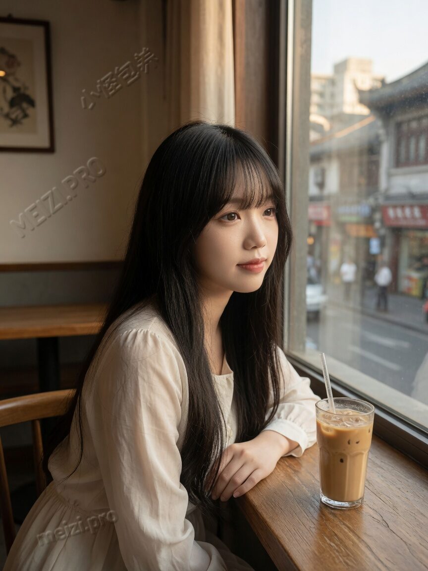 咖啡馆窗边
