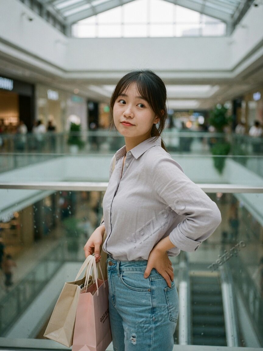 商场中庭回眸