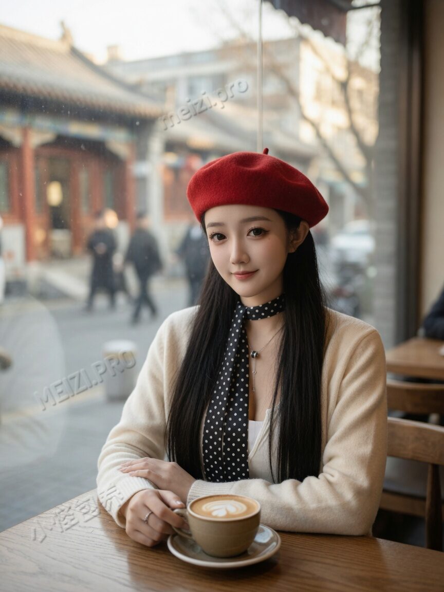 咖啡馆等一个人