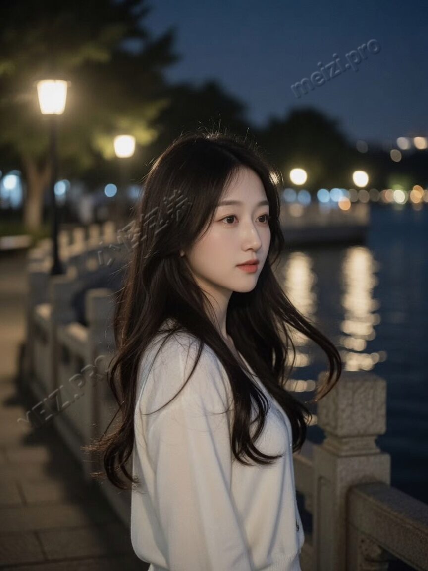湖边