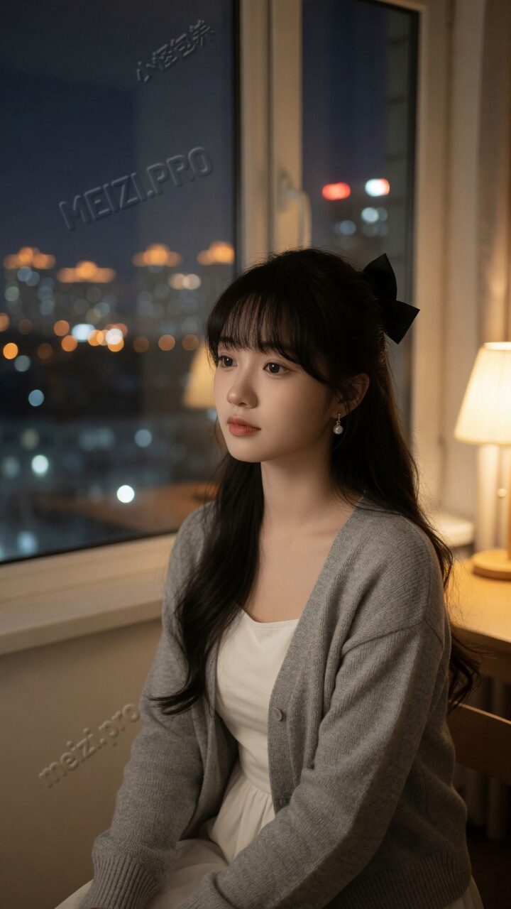 夜里靠窗