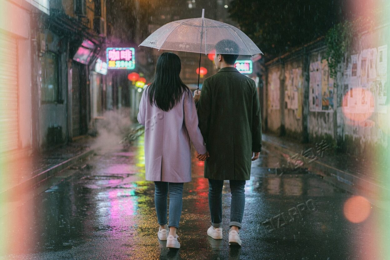 雨巷牵手:私人连接适合走在核对之后