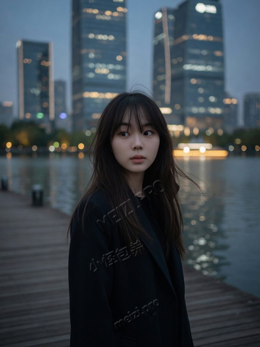 湖边