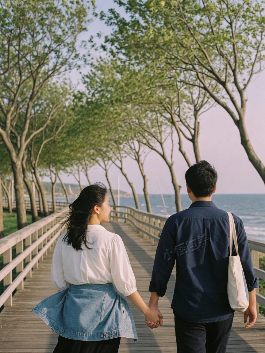 海边牵手
