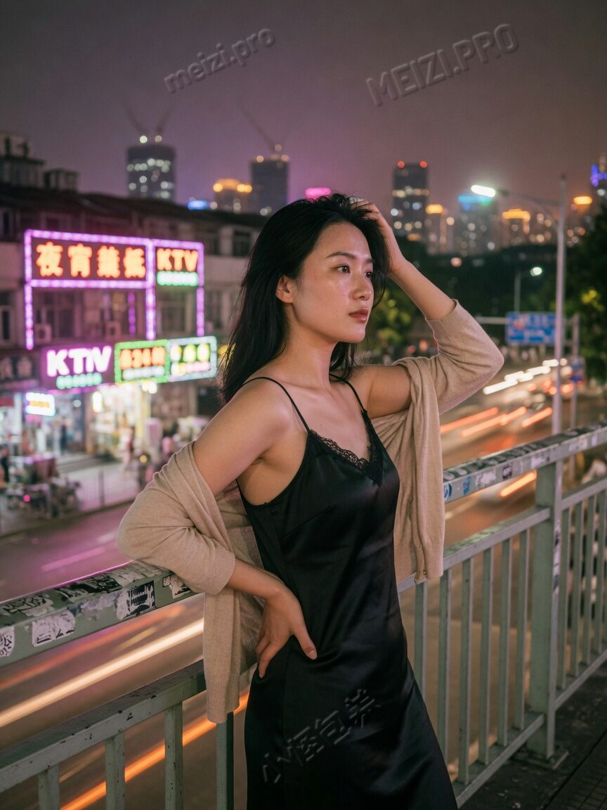 夜景天桥
