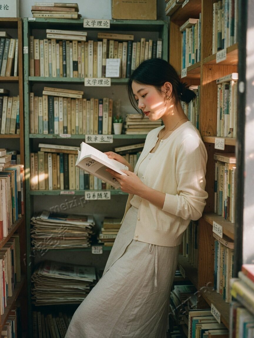 书店侧脸