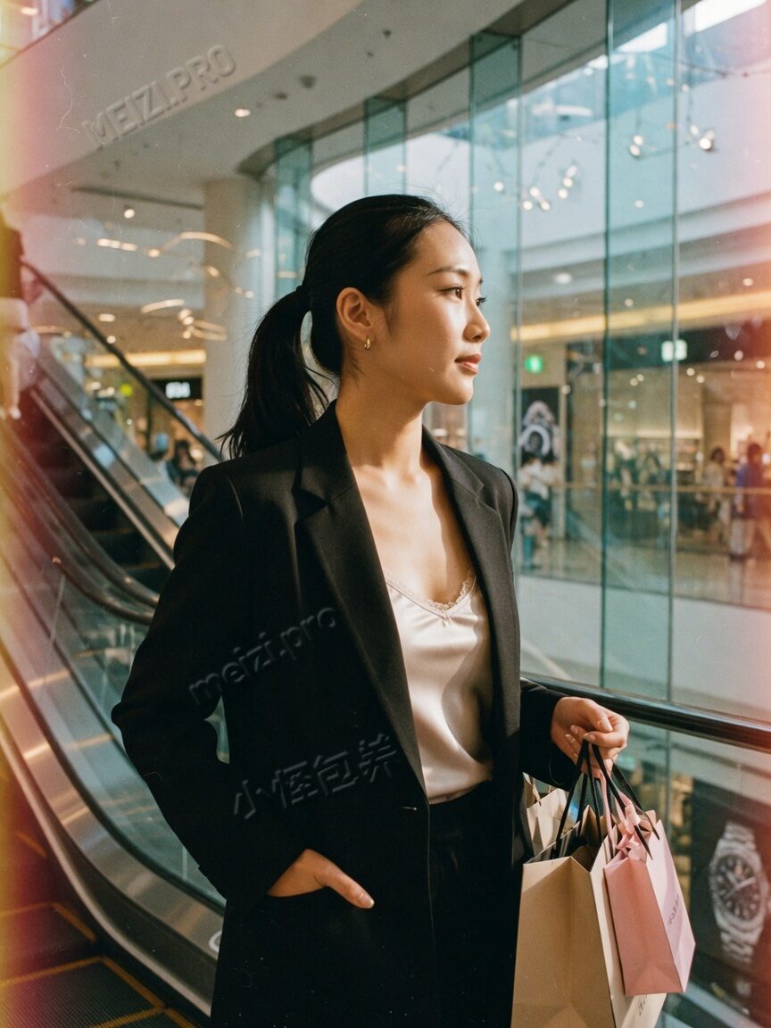 地铁回眸，甜美写真