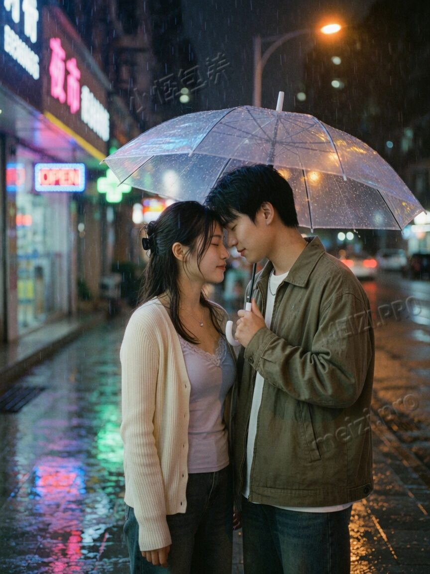 雨夜额头相抵