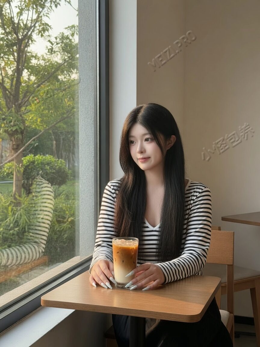 咖啡馆等一个人