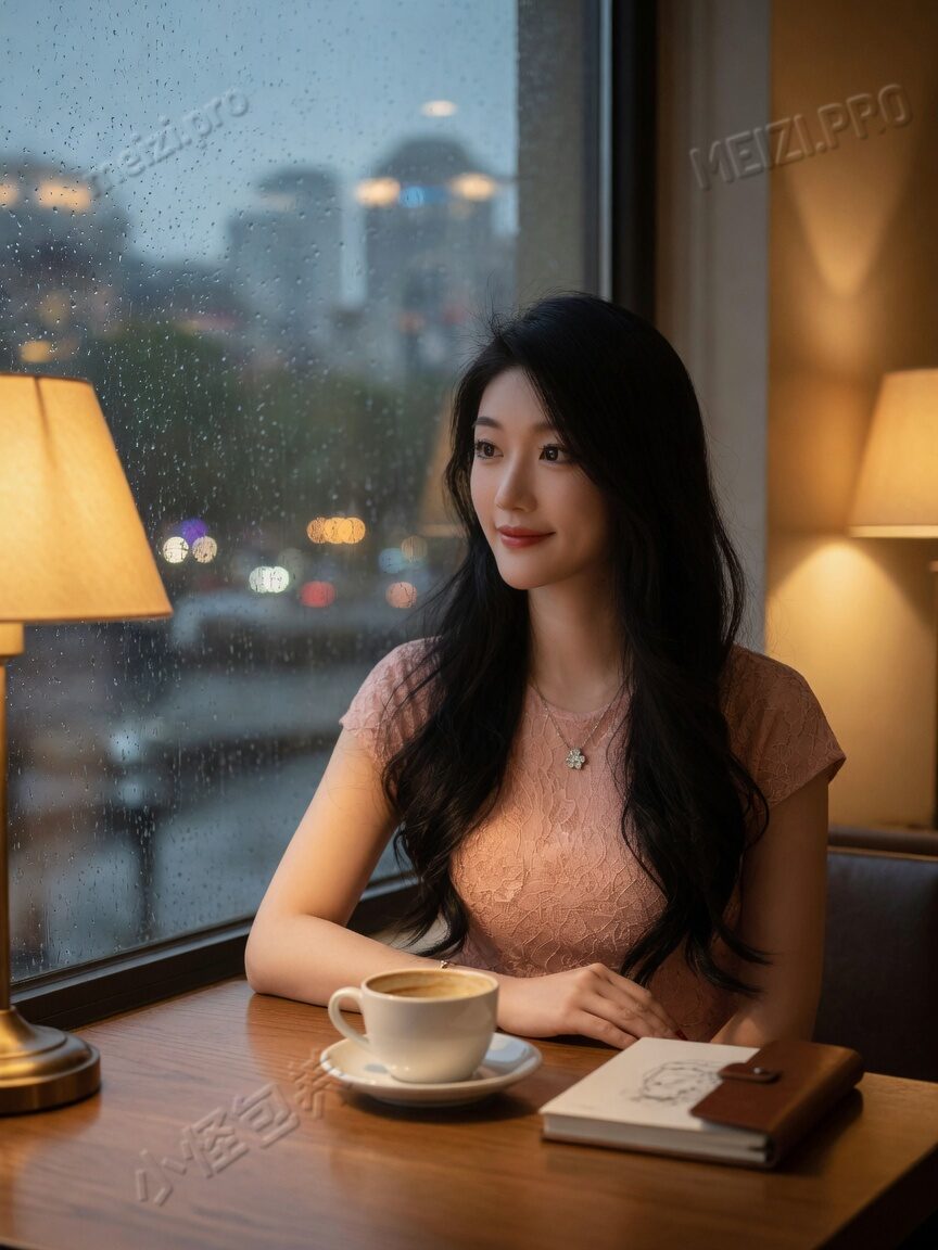 雨窗前的咖啡馆