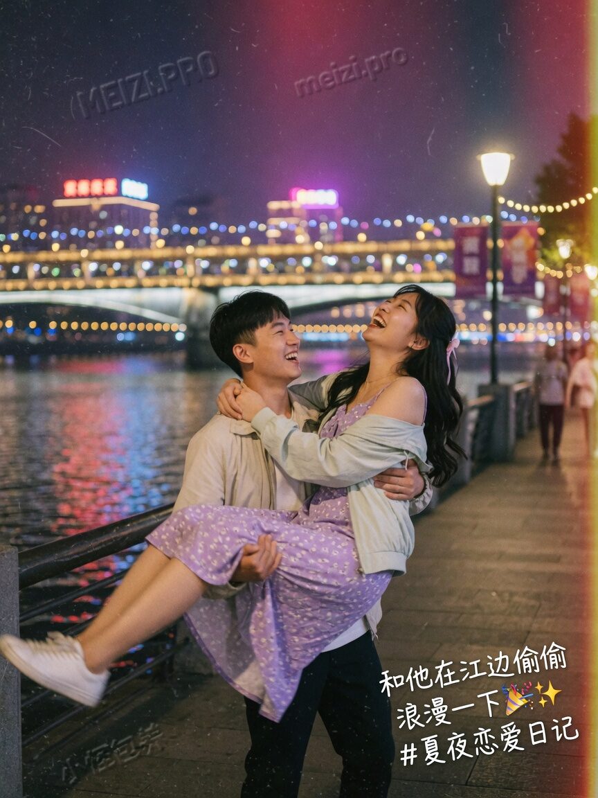江边公主抱的轻松一刻