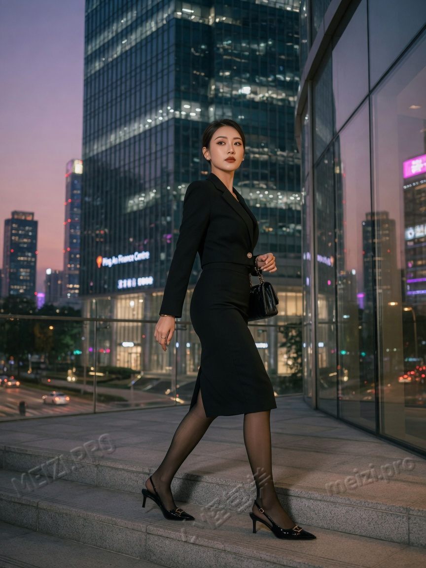 职场感与黑丝通勤氛围参考