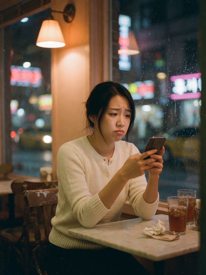 街边黄昏背后抱的情侣