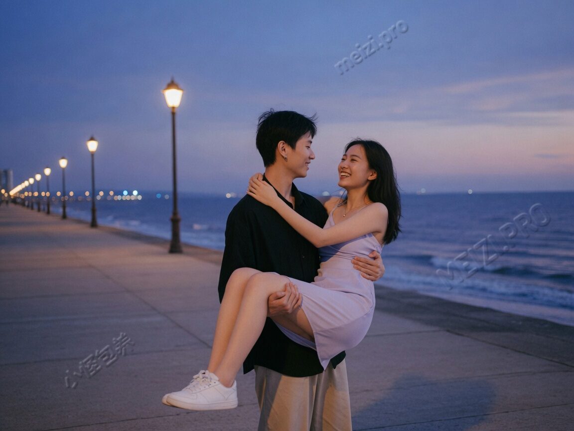 海边公主抱