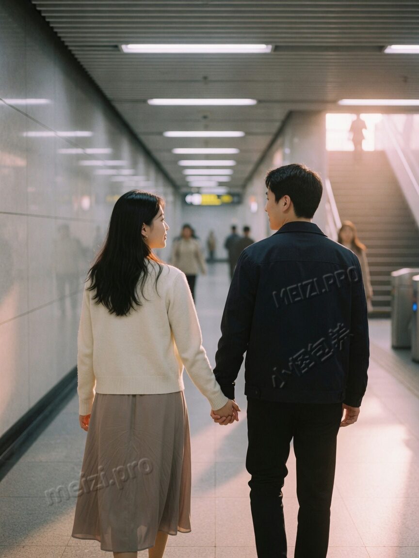 夜色广场公主抱，轻松陪伴想象