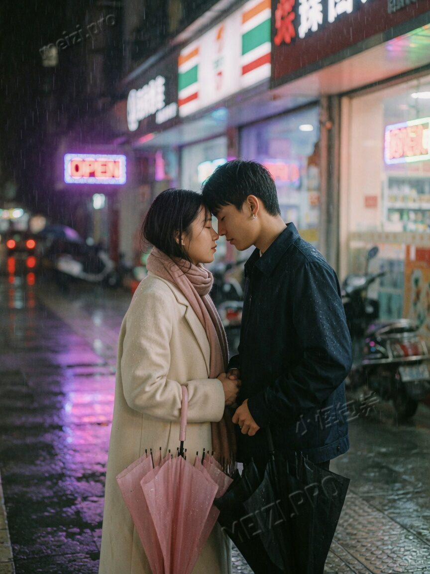 雨夜额头相抵:真正的判断往往在见面之后