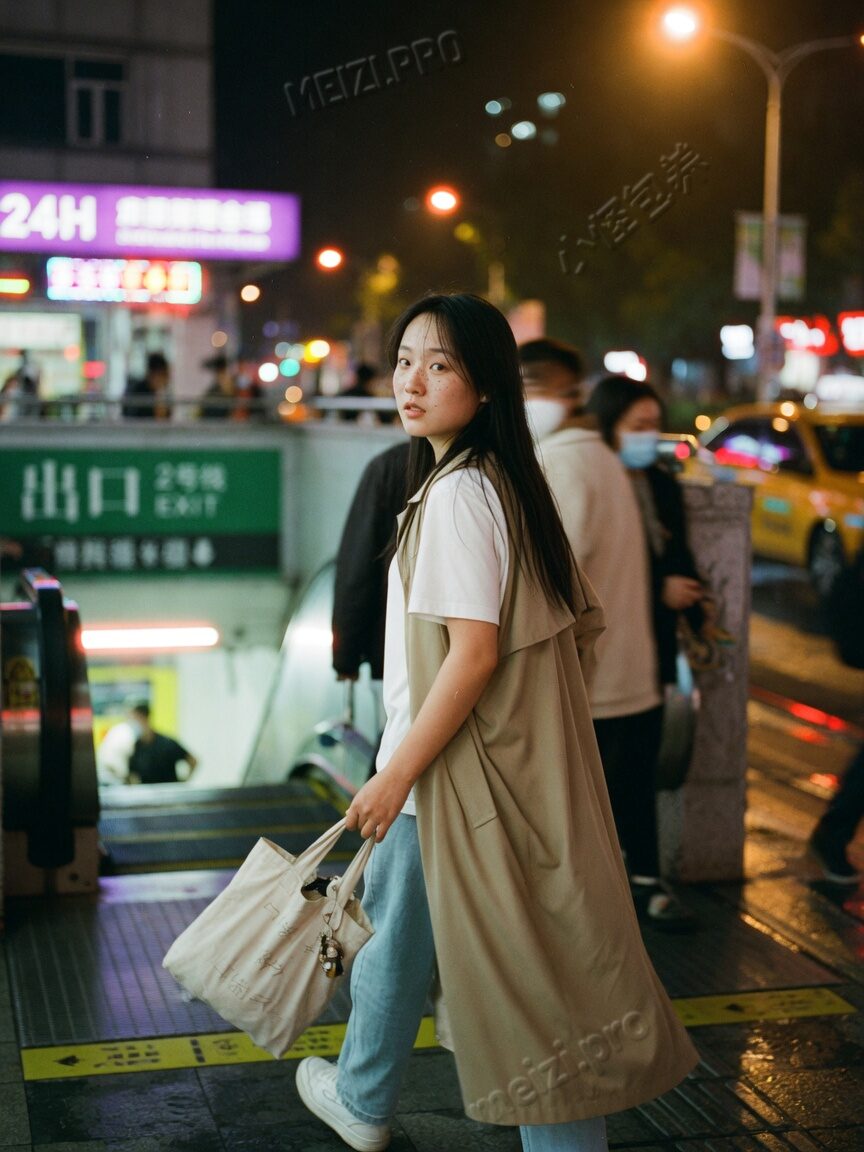街边并肩