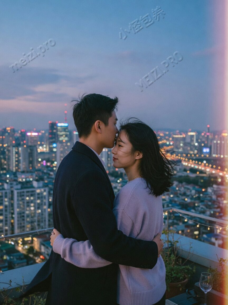 天台背后抱