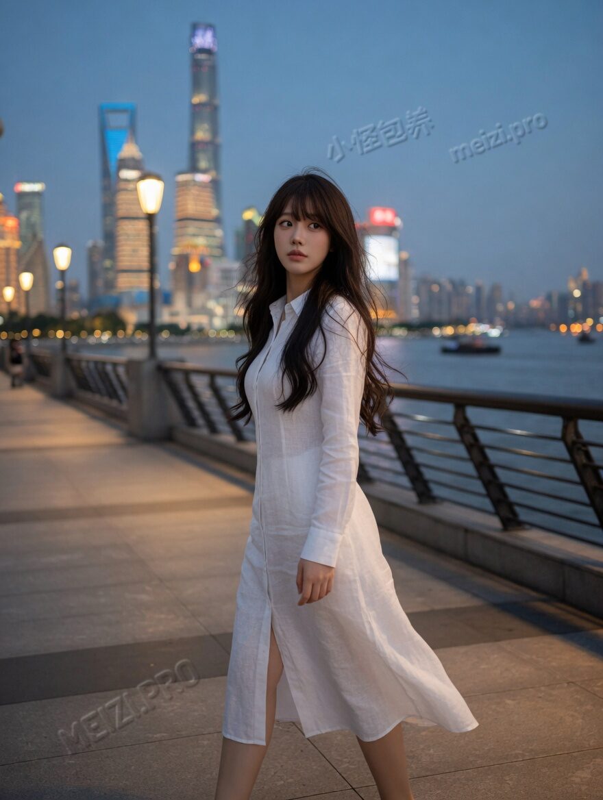 江边的黄昏
