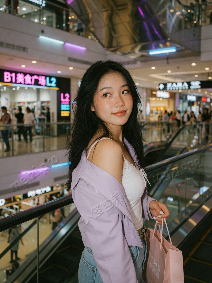 商场扶梯回眸