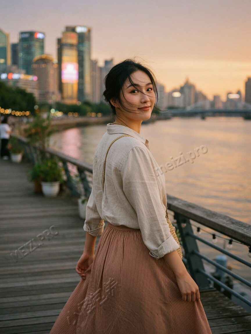江边回眸
