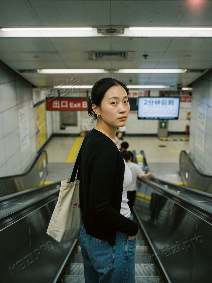 通勤间隙的回头