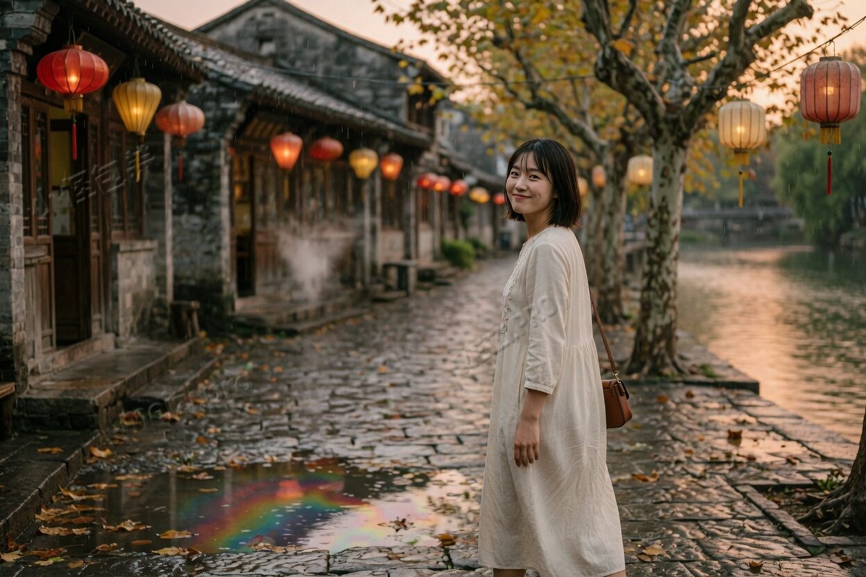 益阳老街,走路时回眸
