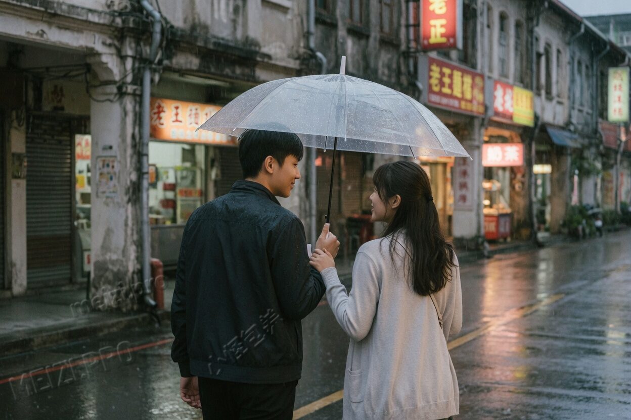 雨夜共伞