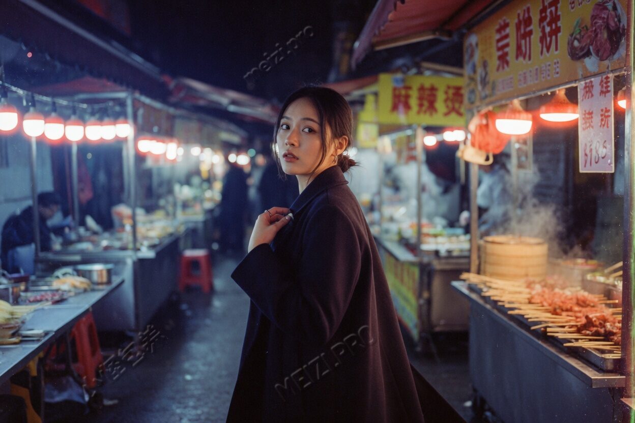 夜市巷里,走着回头