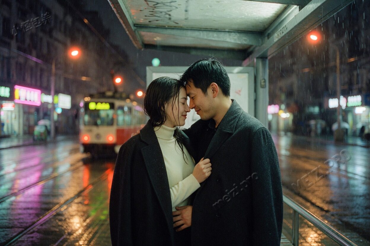雨夜车棚下额头相抵,近是某一档谈成之后的事